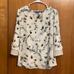 White van heusen top